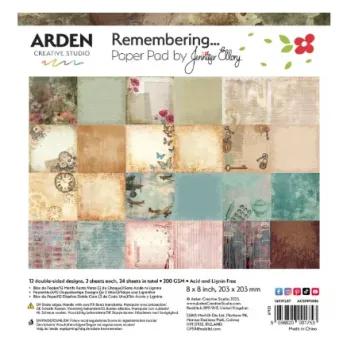 Remembering 8x8 Papers, 12 sheets